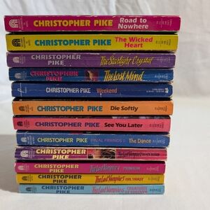 Christopher Pike Lot of 12 Paperback Books Teen Horror Vampire Vtg 80-90's